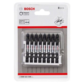 Bosch 2608522338 Impact PZ2 65 mm Çift Taraflı 8'li Bits Uç Seti