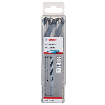 Bosch 2608577268 HSS PointeQ 10 mm 10'lu Metal Matkap Ucu