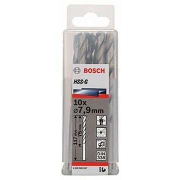 Bosch 2608585507 HSS-G 7.9x117 mm 10'lu Matkap Ucu
