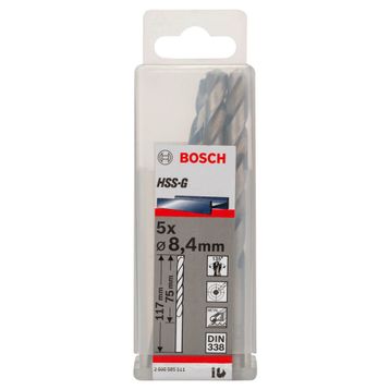 Bosch 2608585511 HSS-G 8.4x117 mm 5'li Matkap Ucu