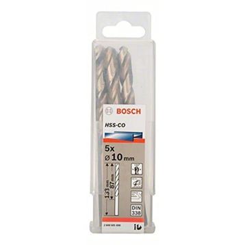 Bosch 2608585898 HSS-C0 10 mm 5'li Kobaltlı Matkap Ucu