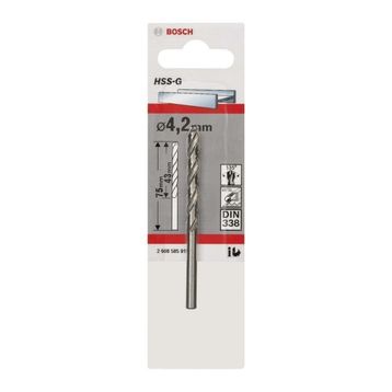 Bosch 2608585918 HSS-G 4,2 mm 1'li Taşlanmış Metal Matkap Ucu