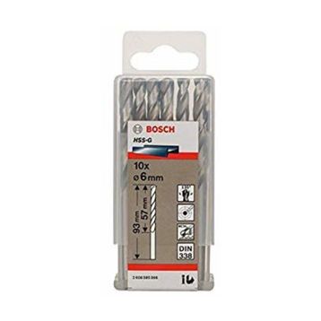 Bosch 2608595066 HSS-G 6x93 mm 10'lu Matkap Ucu
