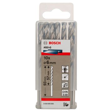 Bosch 2608595066 HSS-G 6x93 mm 10'lu Matkap Ucu