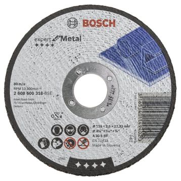 Bosch 2608600318 115x2.5 mm Düz Metal Kesici Disk