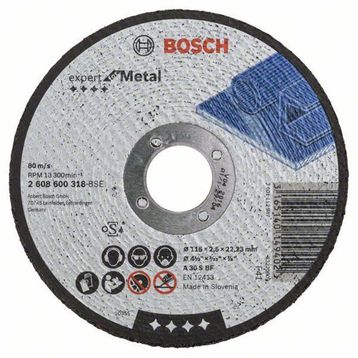 Bosch 2608600318 115x2.5 mm Düz Metal Kesici Disk