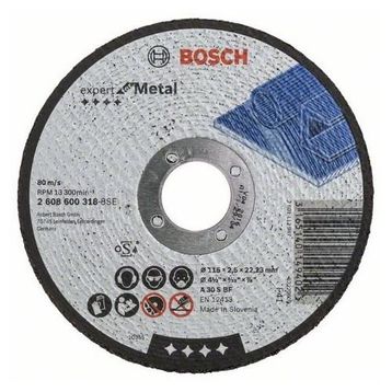 Bosch 2608600318 115x2.5 mm Düz Metal Kesici Disk