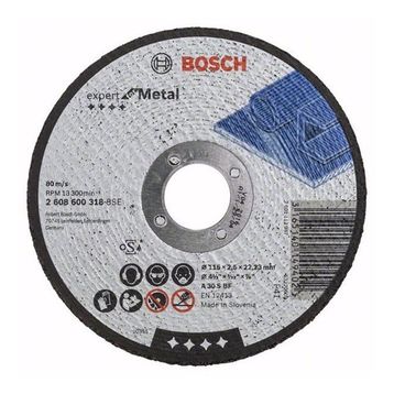 Bosch 2608600318 115x2.5 mm Düz Metal Kesici Disk
