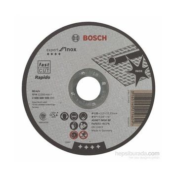 Bosch 2608600549 125x1.0 mm Düz Çelik Kesici Disk