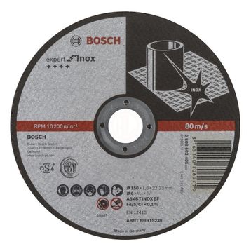 Bosch 2608603405 150x1.6 mm Düz Çelik Kesici Disk