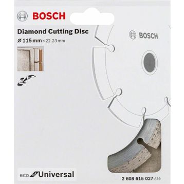 Bosch 2608615027 Eco 115 mm Elmas Yapı Malzemeleri İçin Testere