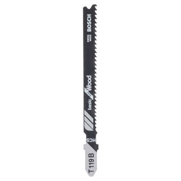 Bosch 2608630037 T 119 B Basic for Wood 5'li Dekupaj Testere Bıçağı