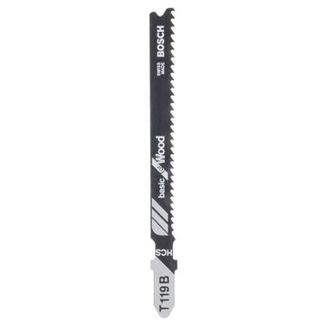Bosch 2608630037 T 119 B Basic for Wood 5'li Dekupaj Testere Bıçağı