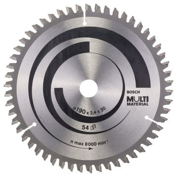 Bosch 2608640508 190x20/16 mm 54 Diş Daire Testere Bıçağı