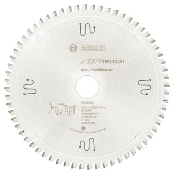 Bosch 2608642097 216x30 mm 64 Diş Çoklu Malzeme Kesici Disk