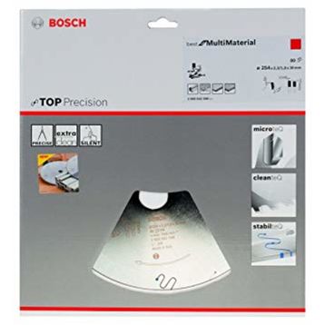 Bosch 2608642098 254x30 mm 80 Diş Çoklu Malzeme Kesici Disk