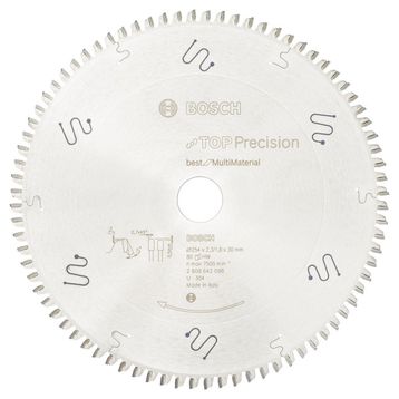 Bosch 2608642098 254x30 mm 80 Diş Çoklu Malzeme Kesici Disk