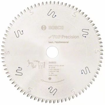 Bosch 2608642098 254x30 mm 80 Diş Çoklu Malzeme Kesici Disk