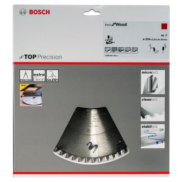 Bosch 2608642102 254x30 mm 60 Diş Odun Kesici Disk