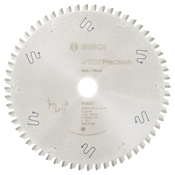 Bosch 2608642102 254x30 mm 60 Diş Odun Kesici Disk