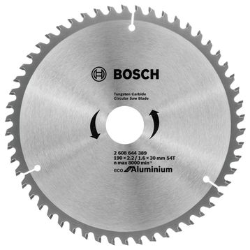 Bosch 2608644389 Optiline Eco Alu 190x30 54 Diş Daire Testere Bıçağı