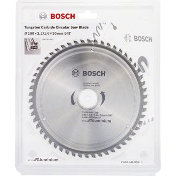 Bosch 2608644389 Optiline Eco Alu 190x30 54 Diş Daire Testere Bıçağı