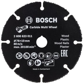 Bosch 2608901196 Carpide Multi Whell 76 mm Çok Amaçlı Elmas Kesici Disk