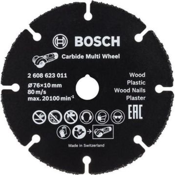 Bosch 2608901196 Carpide Multi Whell 76 mm Çok Amaçlı Elmas Kesici Disk