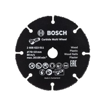Bosch 2608901196 Carpide Multi Whell 76 mm Çok Amaçlı Elmas Kesici Disk