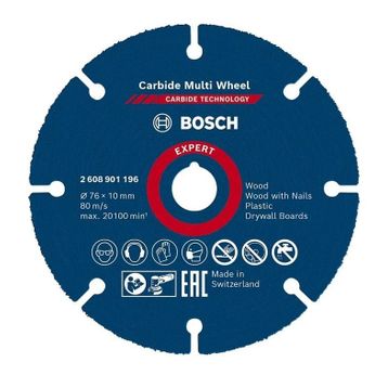 Bosch 2608901196 Carpide Multi Whell 76 mm Çok Amaçlı Elmas Kesici Disk