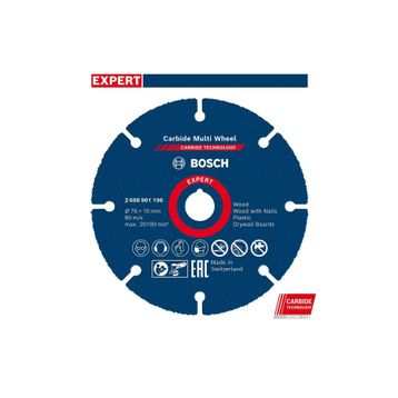 Bosch 2608901196 Carpide Multi Whell 76 mm Çok Amaçlı Elmas Kesici Disk