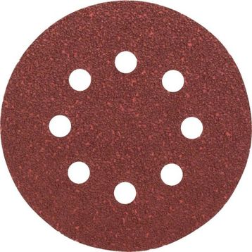 Bosch 2609256a22 5'li 125 mm 40 Kum 8 Delik Eksantirik Zımpara Kağıdı