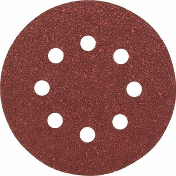 Bosch 2609256a22 5'li 125 mm 40 Kum 8 Delik Eksantirik Zımpara Kağıdı