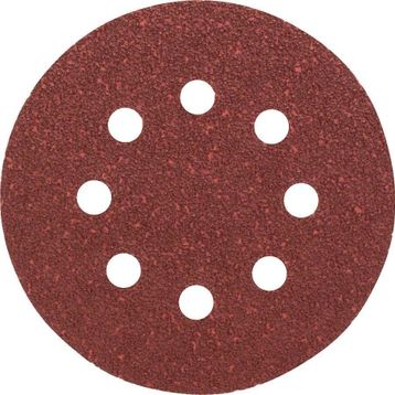 Bosch 2609256a22 5'li 125 mm 40 Kum 8 Delik Eksantirik Zımpara Kağıdı