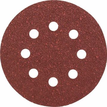 Bosch 2609256a22 5'li 125 mm 40 Kum 8 Delik Eksantirik Zımpara Kağıdı