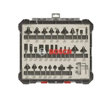 Bosch 30 Parça Karışık 6 mm Şaftlı Pro Freze Seti