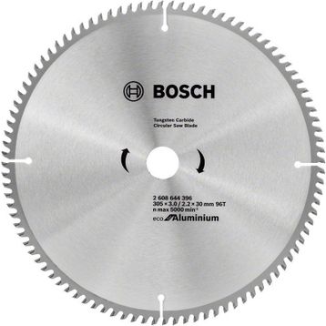 Bosch 305x30 mm 96 Diş Optiline Eco Aluminyum Daire Testere Bıçağı
