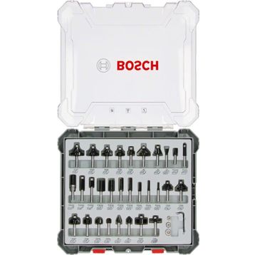 Bosch 30'lu 8 mm Şaftlı Karışık Pro Freze Seti