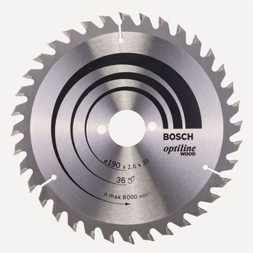 Bosch 36 Diş 190x30 mm Ahşap Daire Testere Diski