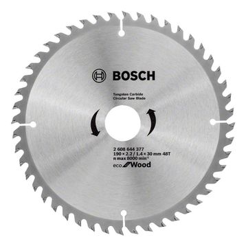 Bosch 48 Diş 190x30 mm Ahşap Daire Testere Diski