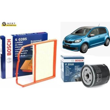 Bosch 485895217 Skoda Citigo 1.0 Hava ve Yağ Filtresi Filtre Bakım Seti