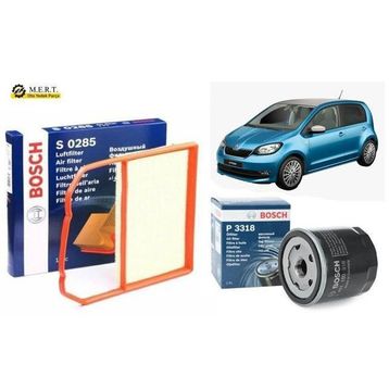 Bosch 485895217 Skoda Citigo 1.0 Hava ve Yağ Filtresi Filtre Bakım Seti