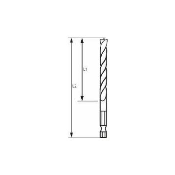 Bosch 4x88 mm Ahşap Altıgen Şaftlı Matkap Ucu