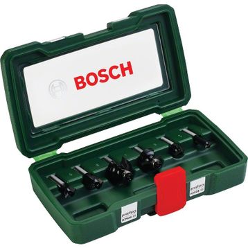 Bosch 6 Parça 8 mm Şaftlı Freze Seti