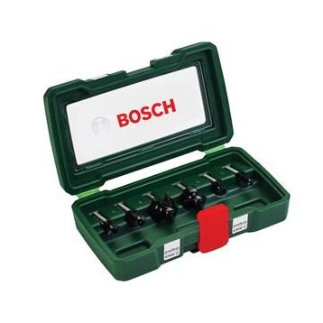 Bosch 6 Parçalı Tc Freze Ucu Seti 8 mm Şaft