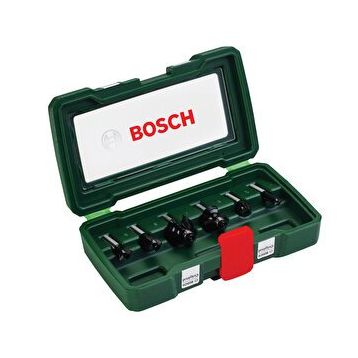 Bosch 6 Parçalı Tc Freze Ucu Seti 8 mm Şaft