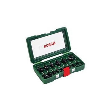 Bosch 8 mm Şaftlı 15 Parça Dıy Freze Ucu Seti