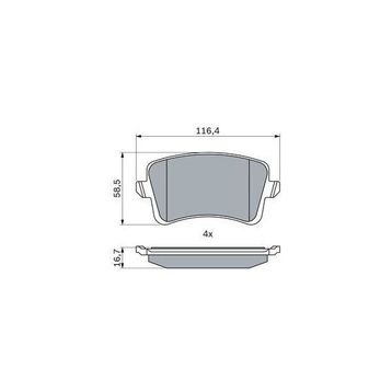 Bosch A4 A5 Q5 Arka Fren Balatası