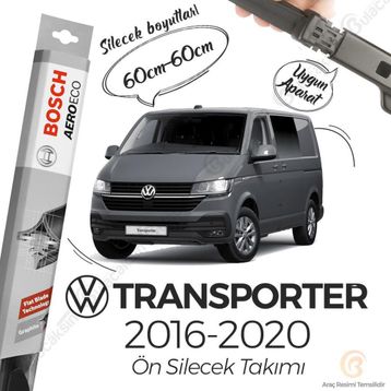 Bosch Aeroeco 2015-2020 Vw Transporter T6 Muz Silecek Takımı