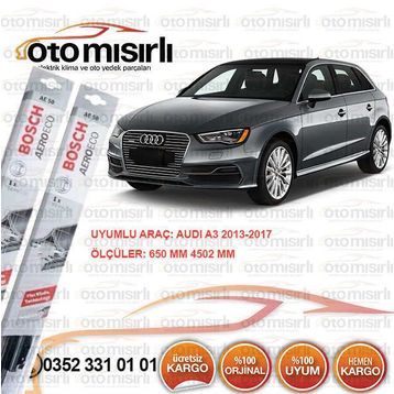 Bosch Aeroeco Audi A3 2013-2017 Muz Silecek Takımı